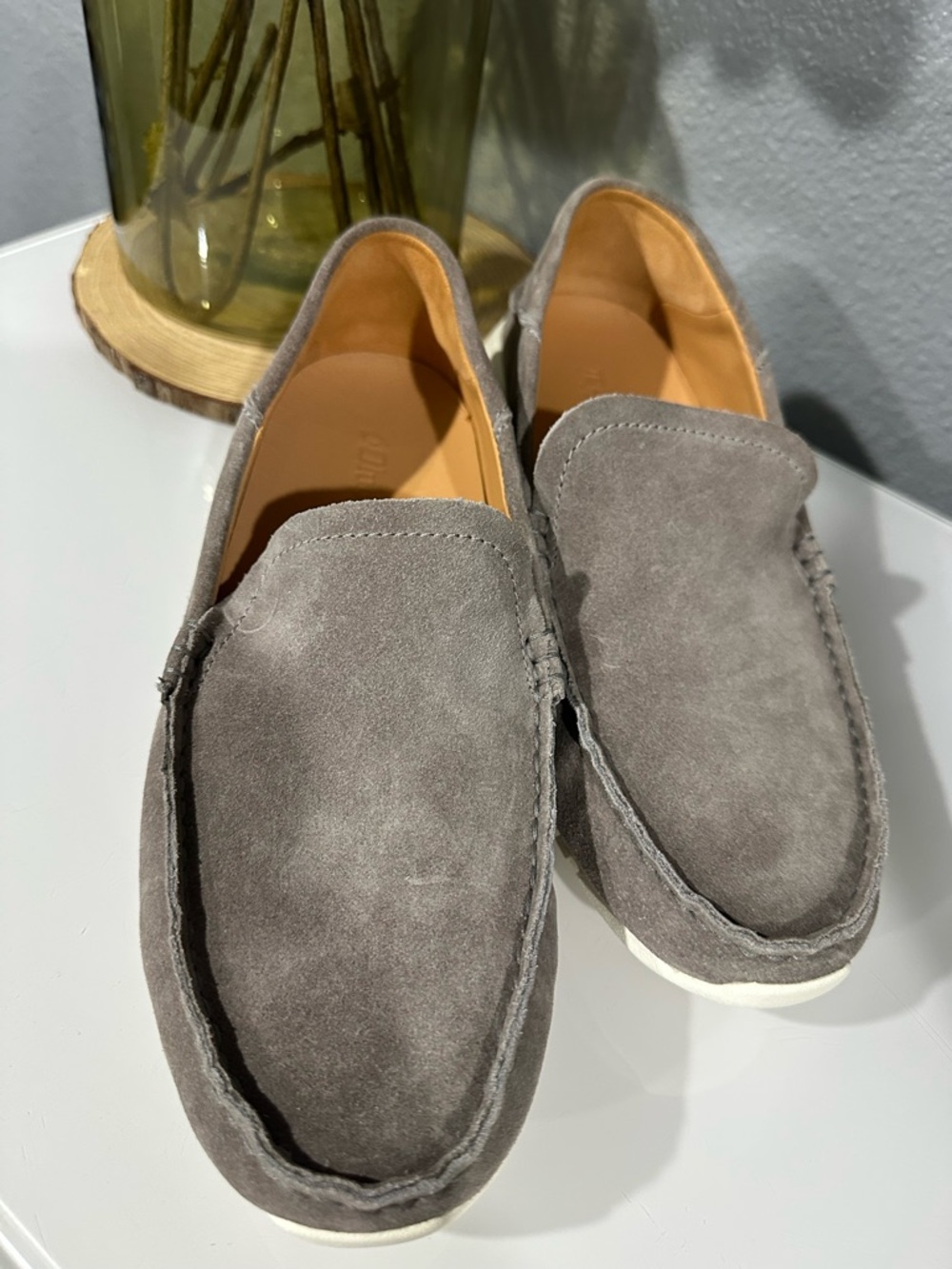 NEW! Men's Olukai Ka’a Loafers in Taupe Sz 9 - Picture 7 of 9